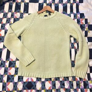 Vintage Gap Chunky Knit Sweater in Pale Green